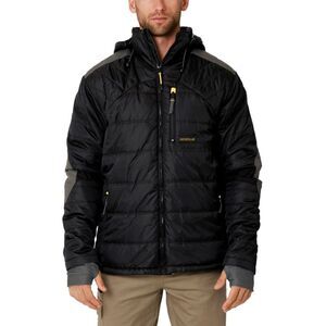 Caterpillar Mens Triton Insulated Puffer Jacket Medium Black - NWT $165